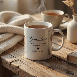 Personalisierter Oma-Foto-Becher Benutzerdefiniert Kaffeetasse