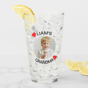 Personalisierter Oma-Glass-Cup   Foto Glas