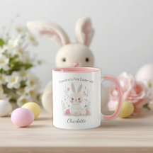 Personalisierter Oma-Osterbecher – Erstes Ostern