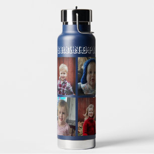Personalisierter Opa   Enkelkinder Fotos Trinkflasche