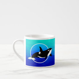 Personalisierter Orca-Espressobecher Espressotasse
