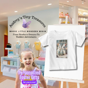 Personalisierter Osterbaby-T - Shirt
