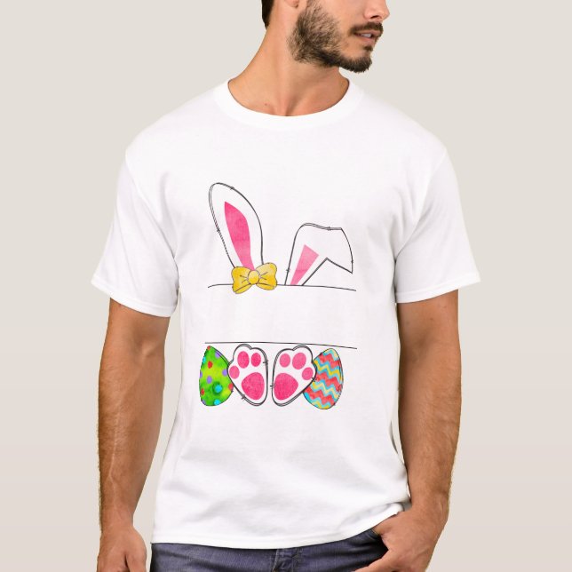 Personalisierter Osterhase. 293 T-Shirt (Vorderseite)