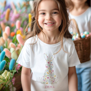 Personalisierter Osterhase   Benutzerdefinierter N Baby T-shirt