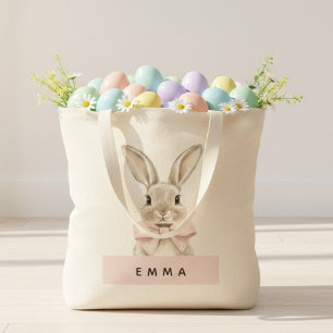 Personalisierter Osterhase Benutzerdefinierter N Tragetasche