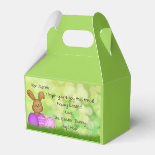 Personalisierter Osterhase für Kinder - Schachtel Geschenkschachtel