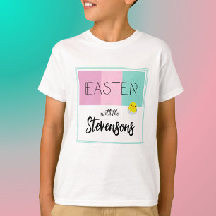 Personalisierter OsterT - Shirt Osterstreifen