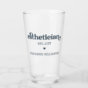 Personalisierter Östhetiker Kosmetologe Beautician Glas