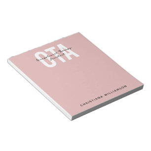 Personalisierter OTA-Assistent Notizblock