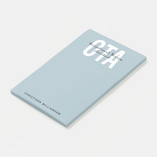 Personalisierter OTA-Assistent Post-it Klebezettel