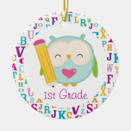 Personalisierter Owl Teacher Ornament
