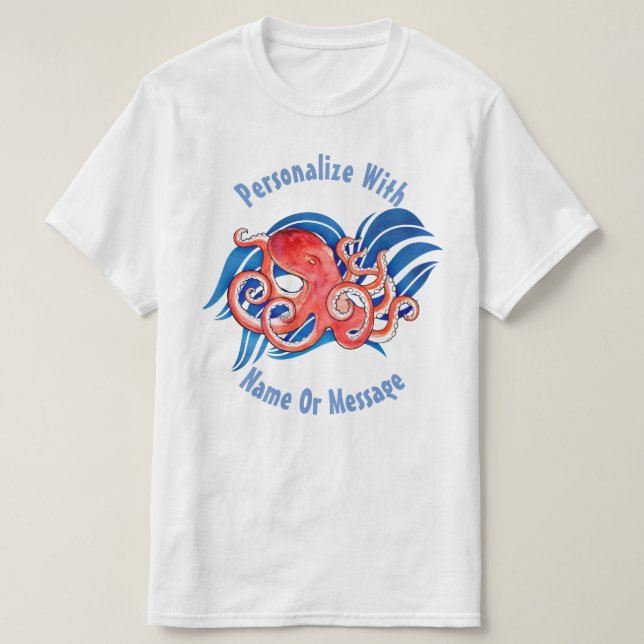 PERSONALISIERTER Ozean T-Shirt (Design vorne)