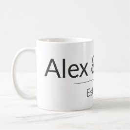 Personalisierter Paarbecher – Benutzerdefinierte N Kaffeetasse