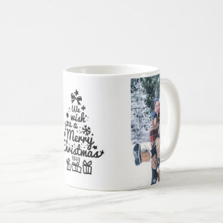 Personalisierter Paarfoto-Weihnachtsbecher Kaffeetasse
