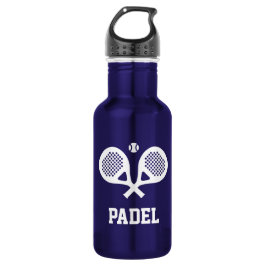 Personalisierter padel Tennisschlägersport Edelstahlflasche
