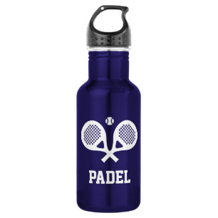 Personalisierter padel Tennisschlägersport Edelstahlflasche