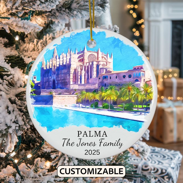Personalisierter Palma-Ornament, Geschenk von Mall Keramik Ornament (Von Creator hochgeladen)