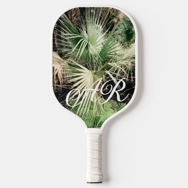Personalisierter Palmenbaum Pickleball Racket Schläger (Vorderseite)