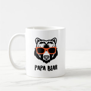 Personalisierter Papa-Bär Kaffeetasse