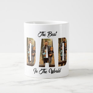 Personalisierter Papa-Becher Benutzerdefiniertes Jumbo-Tasse