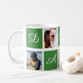 Personalisierter Papa-Foto-Collage-Becher-Geschenk Kaffeetasse