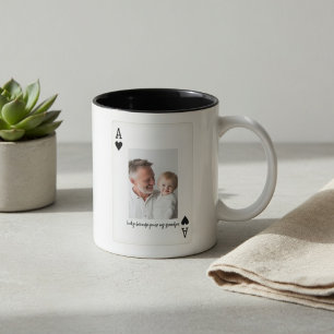 Personalisierter Papa-Fotomug Benutzerdefinierte Tasse