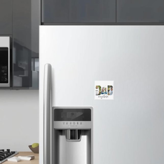 Personalisierter „PAPA mein Held“ Magnet (Von Creator hochgeladen)