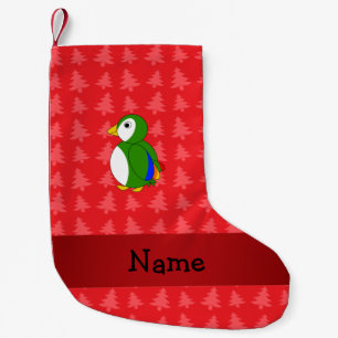 Personalisierter Papagei Kleiner Weihnachtsstrumpf