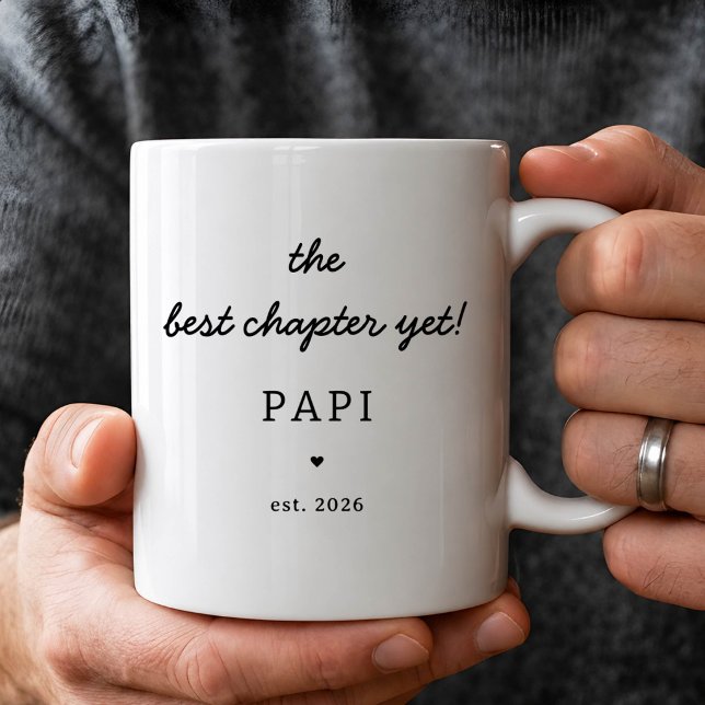 Personalisierter Papi-Mug Neues Opa-Geschenk Kaffeetasse (Von Creator hochgeladen)