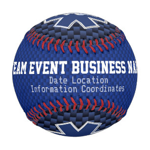 Personalisierter Paramedian-Ball für Textereignis Baseball