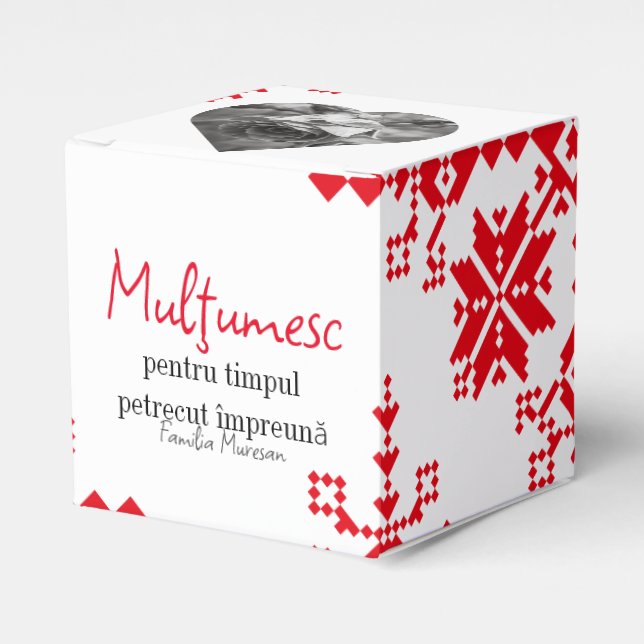 Personalisierter Parastelkasten Geschenkschachtel (Vorderseite)