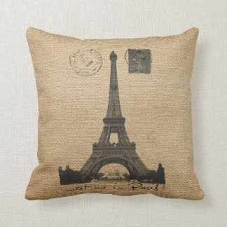 Personalisierter Paris Eiffelturm Schwule Jute Hoc Kissen