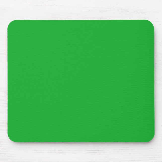 Personalisierter Parrot Green Single gefärbt Mousepad (Vorne)