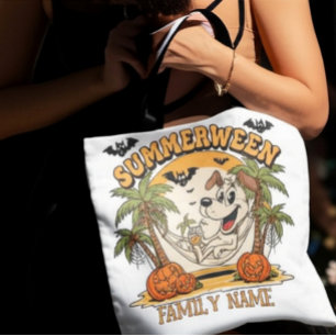 Personalisierter passender Familienname Summerween