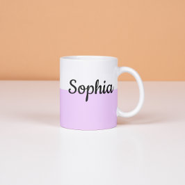 Personalisierter Pastell-Name-Becher, benutzerdefi Espressotasse