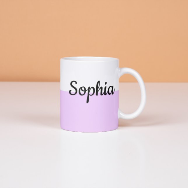 Personalisierter Pastell-Name-Tasse Benutzerdefini Espressotasse (Von Creator hochgeladen)