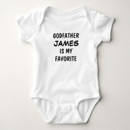 Personalisierter Pate ist mein Favorit  Baby Strampler