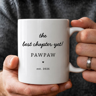Personalisierter Pawpaw-Becher Neues Opa-Geschenk Kaffeetasse