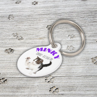 Personalisierter Pet-Name mit Bild | Haustiermarke