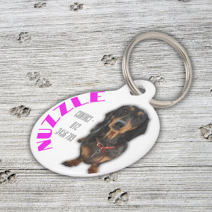 Personalisierter Pet-Name mit Bild   Haustiermarke