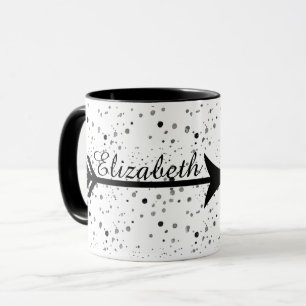 Personalisierter Pfeil-Kaffeebecher Tasse