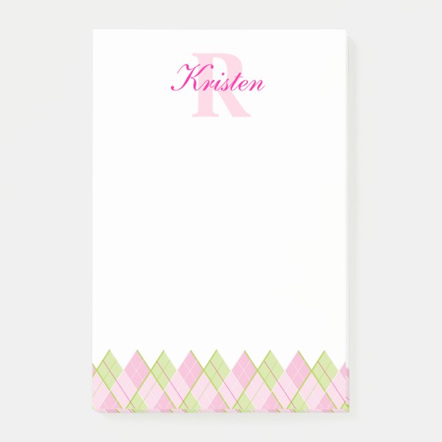 Personalisierter Pfosten Post-it Klebezettel (Vorderseite)