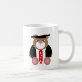 Personalisierter PGCE niedlicher Lehrer Teddy Bär Kaffeetasse