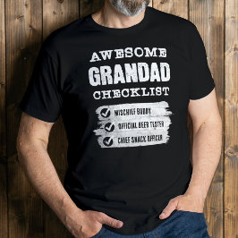 Personalisierter Phantastischer Grandad Funny T - T-Shirt