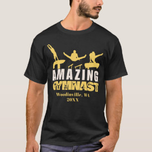 Personalisierter Phantastischer Gymnastikstandort  T-Shirt