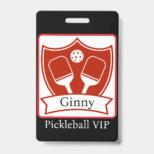 Personalisierter Pickleball Bold VIP  Ausweis