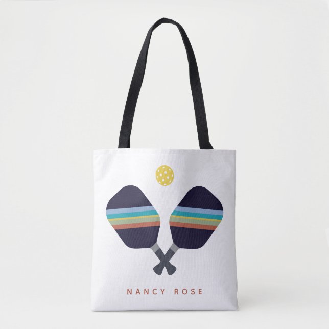 Personalisierter Pickleball-Name Strippenpaddeln (Vorderseite)