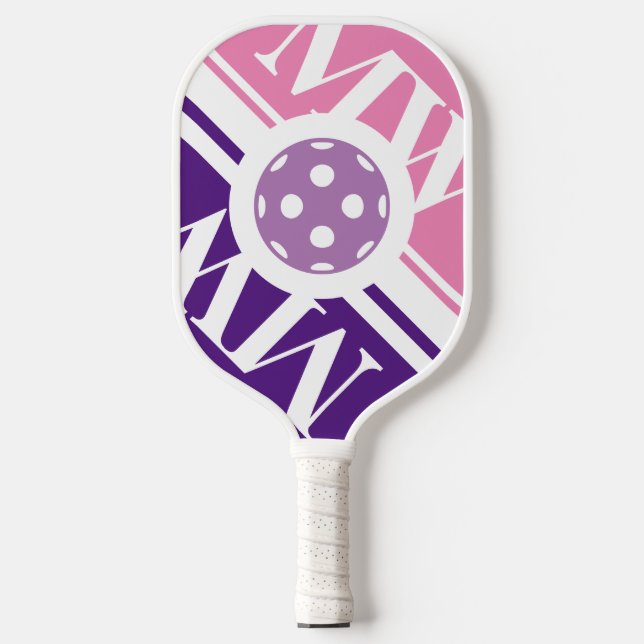 Personalisierter Pink-Pickleball-Schläger für Frau Pickleball Schläger (Vorderseite)