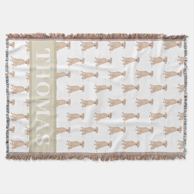 Personalisierter Pinscher Decke (Vorderseite)