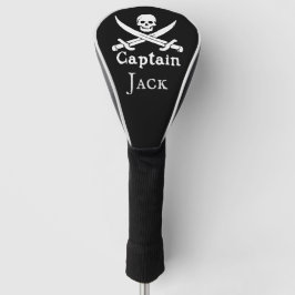 Personalisierter Pirate Captain Golf Head Cover Golf Headcover